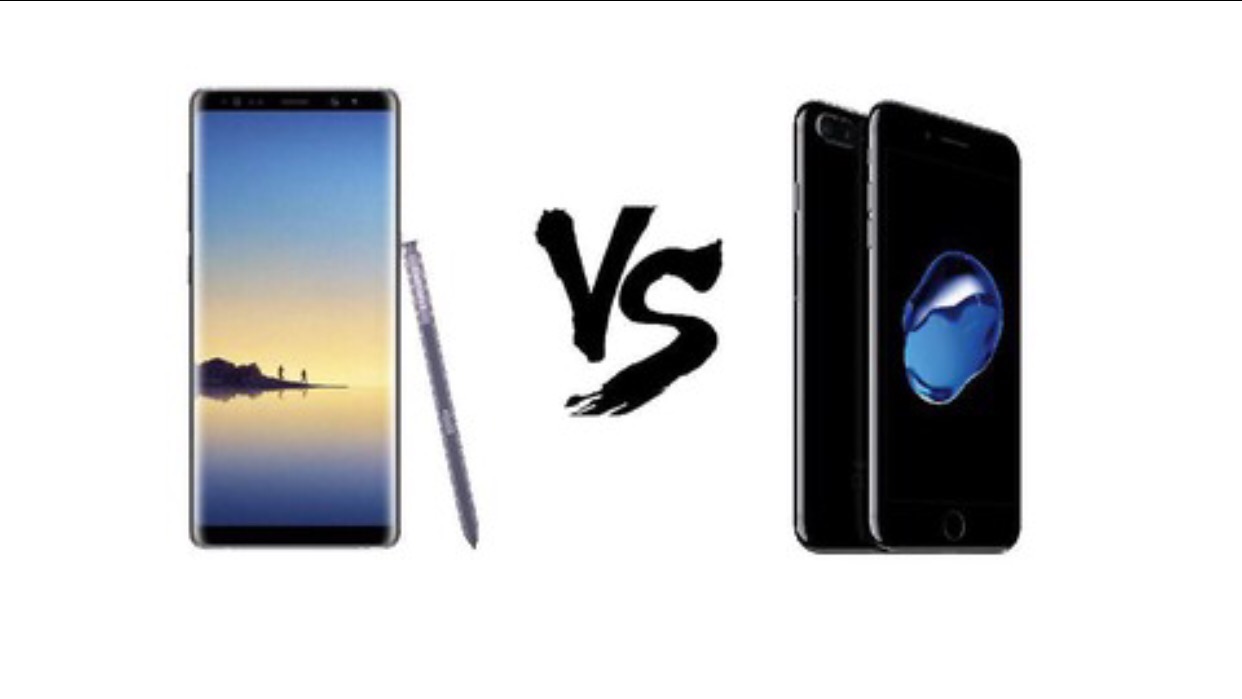 Spek galaxy note 8 VS iphone 7 plus, unggul mana 